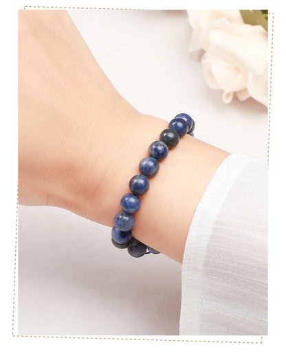 🔵 Dark Blue Sodalite Truth & Emotional Insight Bracelet