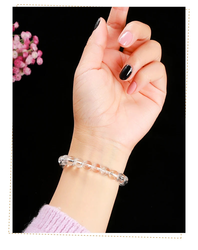 🤍 Clear Quartz Amplification & Harmony Bracelet
