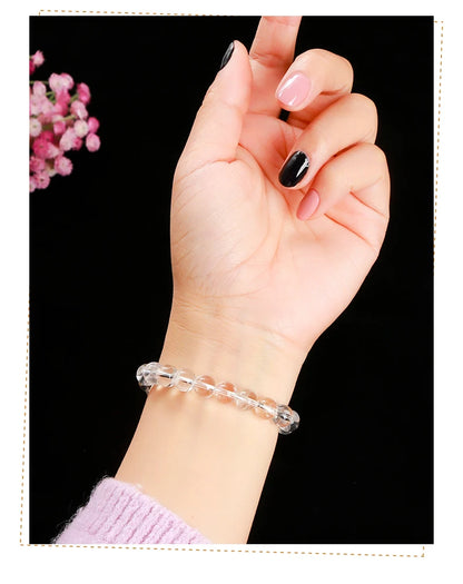 🤍 Clear Quartz Amplification & Harmony Bracelet
