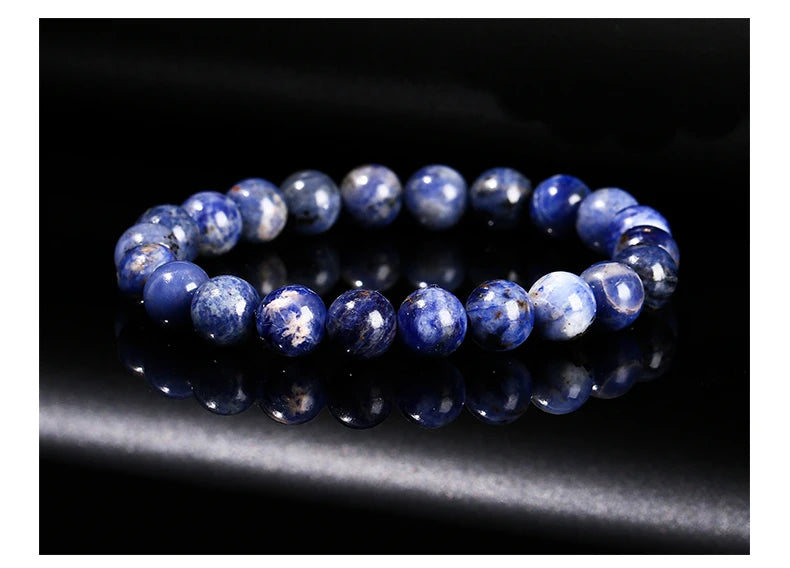 🔵 Dark Blue Sodalite Truth & Emotional Insight Bracelet