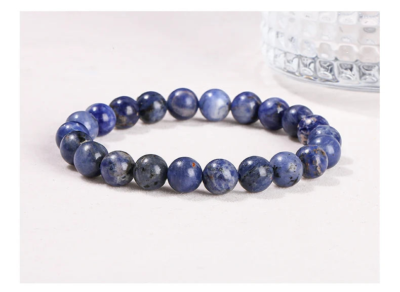 🔵 Dark Blue Sodalite Truth & Emotional Insight Bracelet