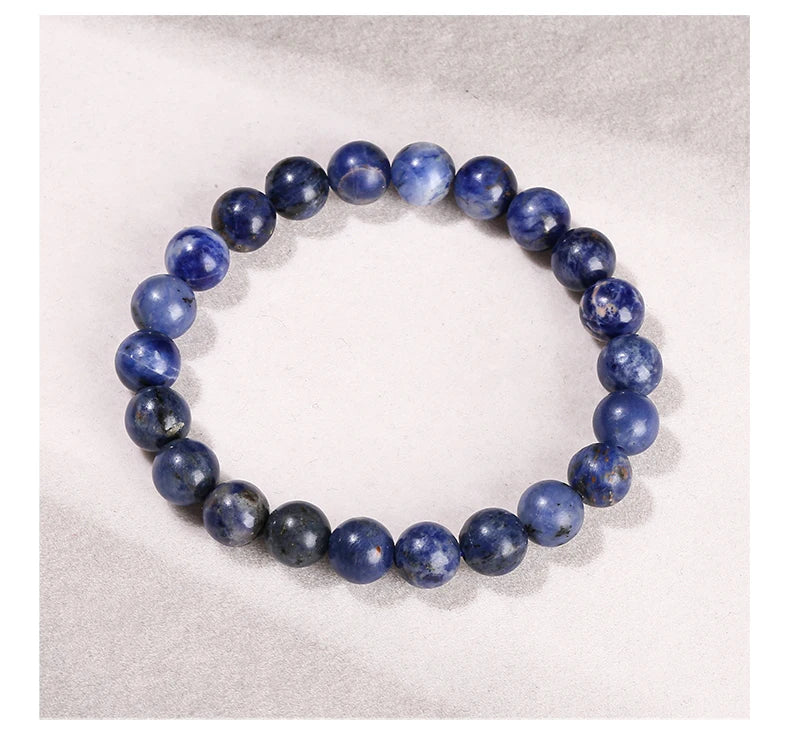 🔵 Dark Blue Sodalite Truth & Emotional Insight Bracelet
