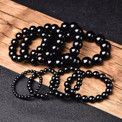 🌋 Obsidian Protection & Inner Strength Bracelet