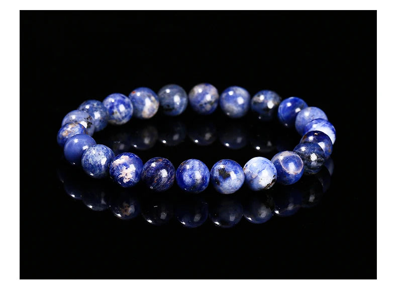 🔵 Dark Blue Sodalite Truth & Emotional Insight Bracelet