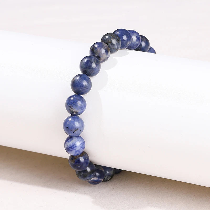 🔵 Dark Blue Sodalite Truth & Emotional Insight Bracelet
