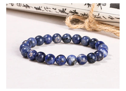 🔵 Dark Blue Sodalite Truth & Emotional Insight Bracelet