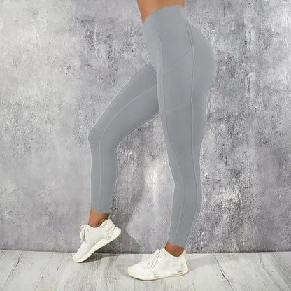 High Waist Yoga Leggings with Pocket – Stretchy Workout Tights for Women (Tummy Control & Butt Lifting Fit)