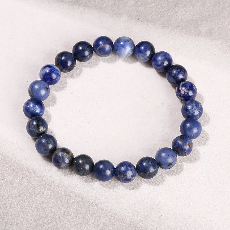 🔵 Dark Blue Sodalite Truth & Emotional Insight Bracelet
