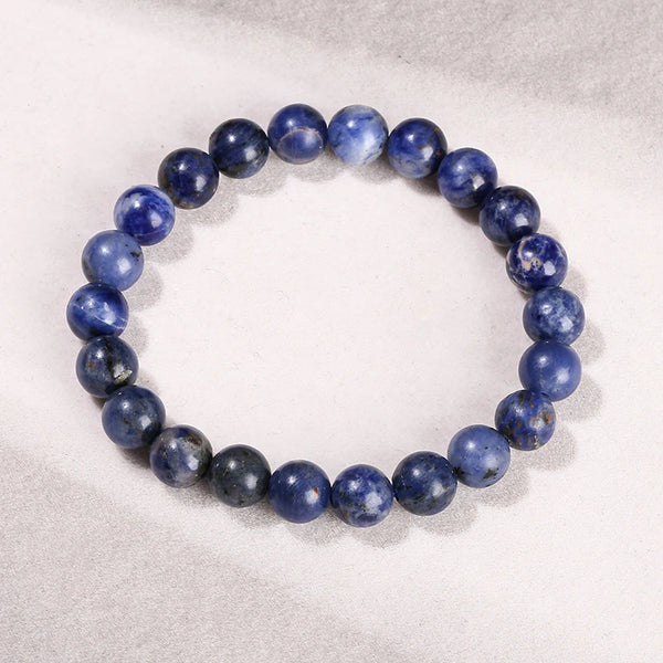 🔵 Dark Blue Sodalite Truth & Emotional Insight Bracelet