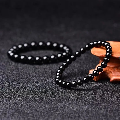🌋 Obsidian Protection & Inner Strength Bracelet
