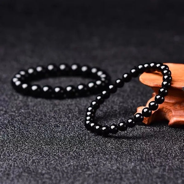 🌋 Obsidian Protection & Inner Strength Bracelet