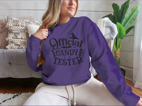 Official Candy Tester Halloween Sweatshirt