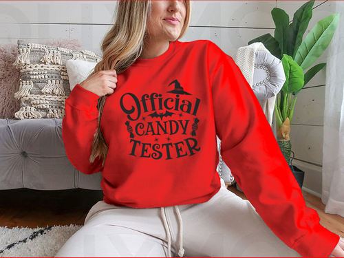 Official Candy Tester Halloween Sweatshirt